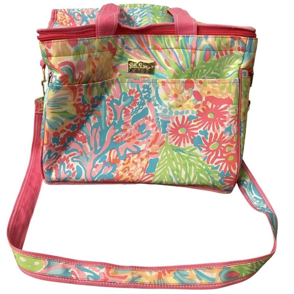 Lilly Pulitzer Insulated Beach Cooler Lover’s Coral